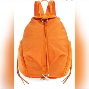 Rebecca Minkoff Orange Nylon Backpack